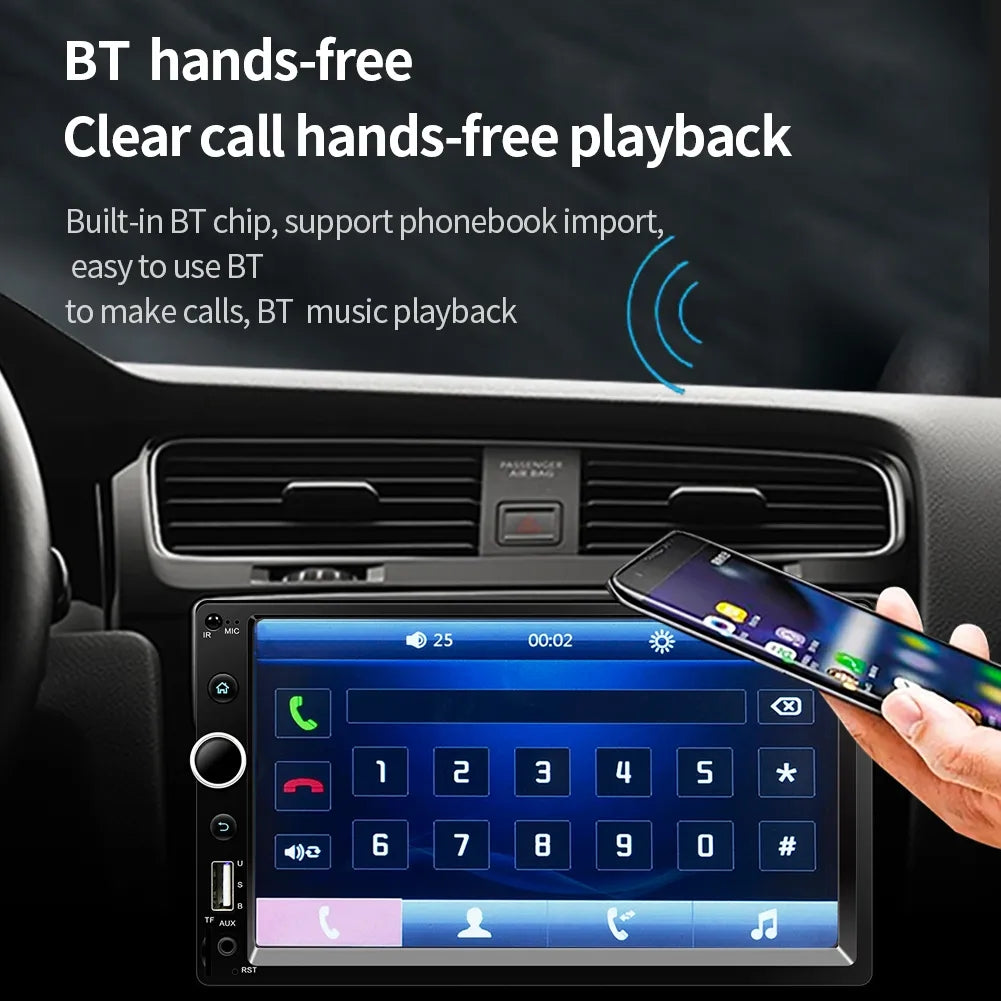 7520 7-inch Touch Screen Double Din Car MP5 Player Bluetooth Hands-free Call FM Radio Media Player 7520 7-inch Touch Screen Double Din Car MP5 Player Bluetooth Hands-free Call FM Radio Media Player